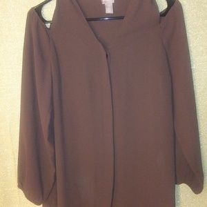 Chicos cold shoulder blouse